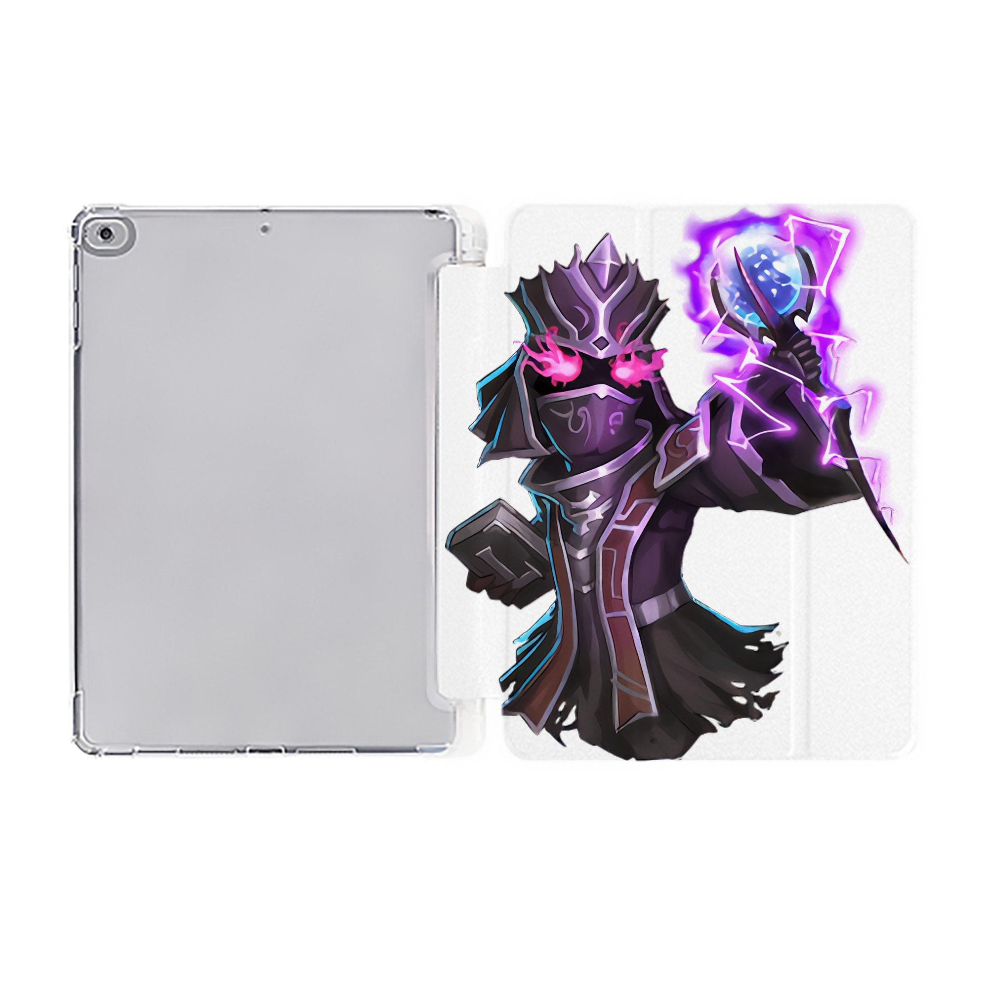 （画像用） リーグ・オブ・レジェンド League of Legends LOL IPad ケース ペン収納付き 三つ折りスタンド PUレザー×シリコン 対応機種9.5/10.5/10.9インチ